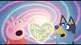 Peppa Pig And Bluey In The Kindness Scavenger Hunt