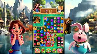 Fruit Quest Match 3 Game V5 Landscape Bear Update screenshot 1