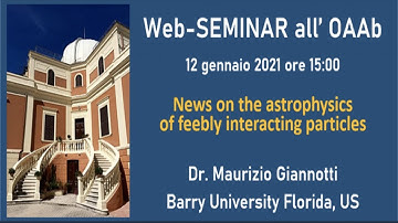 Maurizio Giannotti: News on the astrophysics of feebly interacting particles