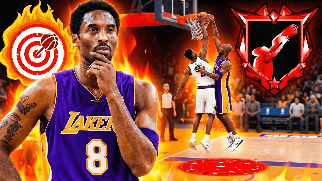 This *PRIME* Kobe Bryant Build with 99 MID RANGE + 92 DUNK is a BUCKET on NBA 2K26...