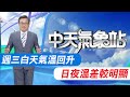 【戴立綱報氣象】週三白天氣溫回升 日夜溫差較明顯｜週休北部雨 南部晴 中部以北探16度 20231128