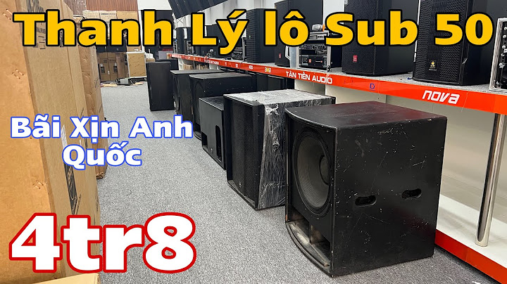 Đánh giá loa subwoofer nghe nhạc năm 2024