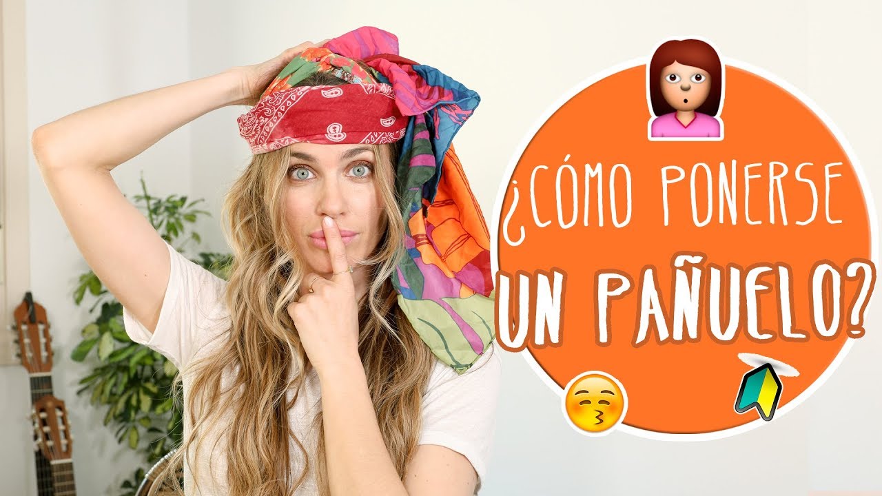 Como colocar la pañoleta para lucir un look más cool en verano😎 (pañuelo  pirata) 