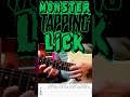 Monster Tapping Lick for Guitar