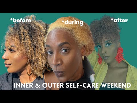 NEW MONTH RESET with SELF-CARE | new hair color, fresh tulips & card to myself