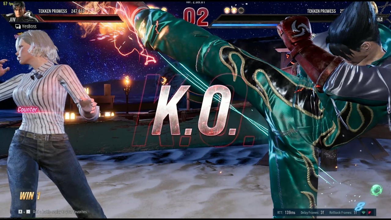 JIN vs NINA | Tekken 8 Rank Season 2