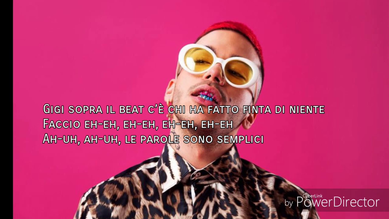 Sfera ebbasta (feat.Dreafgold) sciroppo [ testo canzone ] =no audio= YouTube