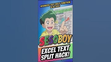 Advanced Text Split Function in MS Excel! ✂️✨#exceltips #tutorial