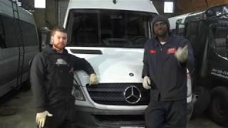 How to fix a leaking Roof AC Unit on a Mercedes/Dodge Sprinter: Water Leaking Inside Sprinter Van