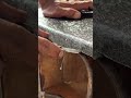 Cut off excess remaining resin #tutorial #woodworking #fiber #speakerbox