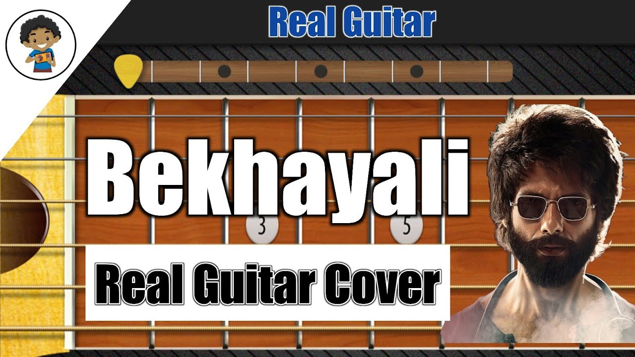 Kabir Singh | Bekhayali | Real Guitar App Cover - By Mobile Guitarist.