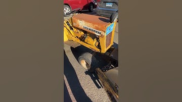 Cub cadet 123 first run in many years with a sweepster attachment.