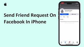How To Send Friend Request On Facebook In iPhone 2026 | Add Facebook Friend Using iOS App screenshot 4