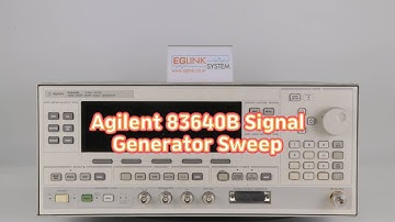 Agilent 83640B Signal Generator Sweep