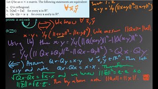 Ch 5.3 - Linear Algebra - Properties Of Orthogonal Matrices
