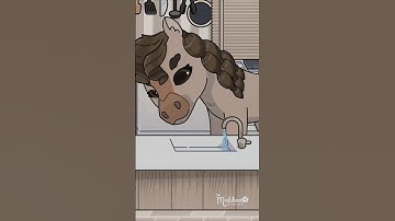 HORSE RUINED MY KITCHEN | AVATAR WORLD #avatarworld #shorts Z