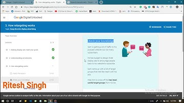 Deep dive into display advertising (Google Digital Unlocked Certificate - 19th Badge )