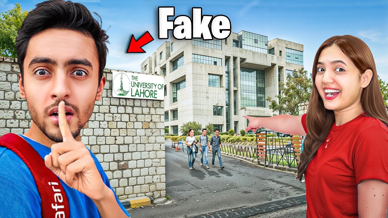 Sneaking inside Lahore University as a FAKE Student!