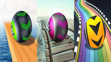 Going Balls VS Rollance Adventure Balls VS Rolling Ball Sky Escape - All Levels Gameplay Ep1