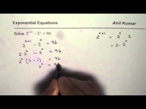 Solution to Exponential