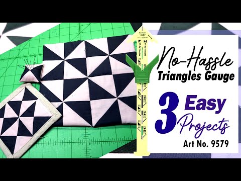 No Hassle Triangles Gauge - 3 Easy Projects
