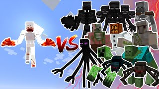 SCP-096 (Shy Guy) VS Every Mutant Monster - Mob Battles In Minecraft