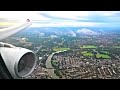 Airbus a330300 early morning landing  london heathrow