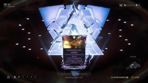 Warframe Convectrix is King...