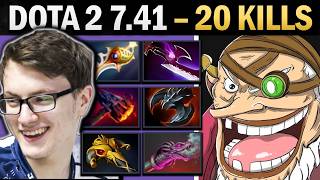 Sniper Dota 2 7.41 with 20 Kills and Rapier - Dota 2 Gameplay