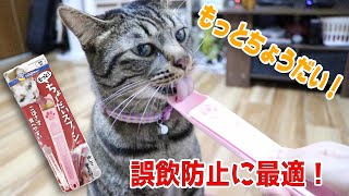 【キャティーマン】これを使うともっとちょうだいと猫に催促されます。【もっとちょうだいスプーン】