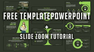 Template PPT x Slide Zoom Tutorial | FREE DOWNLOAD TEMPLATE