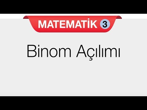 Sayma - Binom Açılımı