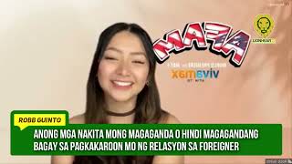 Robb Guinto Admits She Wanted To Have A Child With A Foreigner