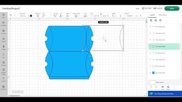 How to Edit Pillow Box Template in Cricut | Digital Svg Template| Etsy Digital Products