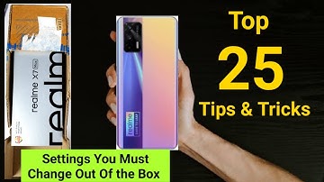 Realme X7 Max Top 25 settings you should try changing after Unboxing 🔥🔥