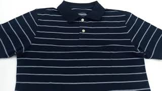 Original St. John's Bay's Polo Shirt Striper PQ Comfort Wear
