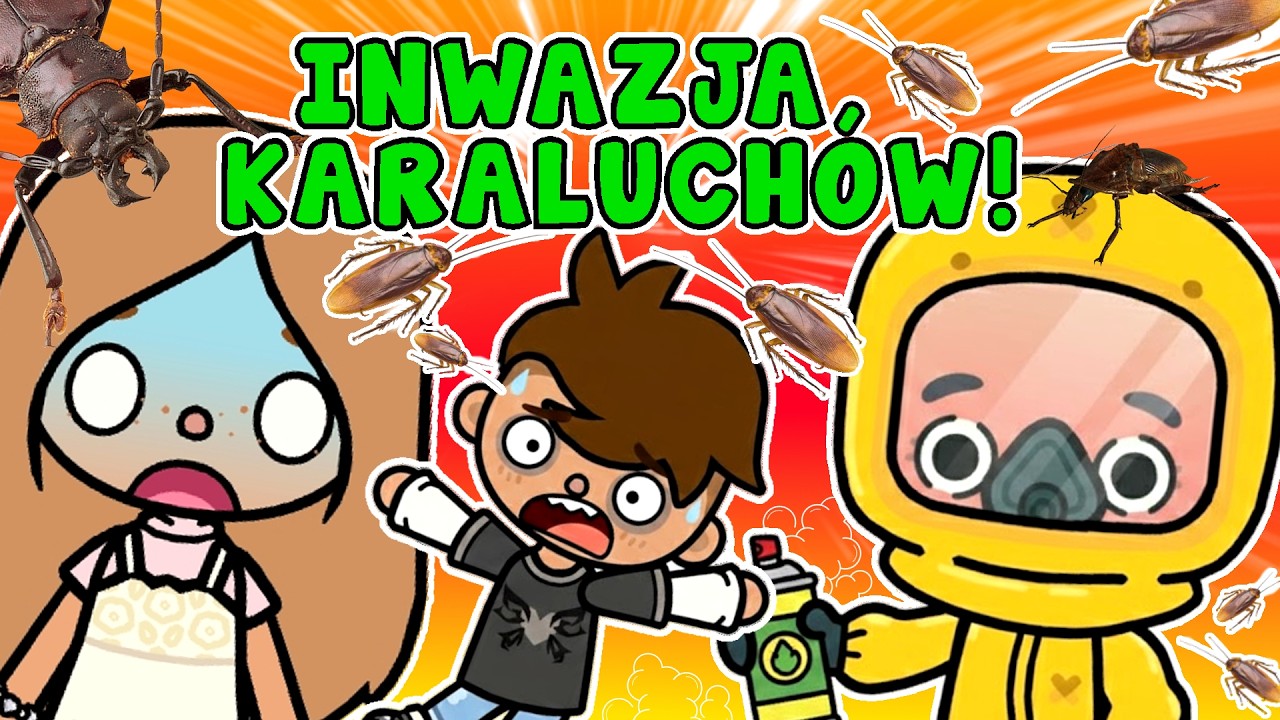 HORROR W NASZYM DOMU 😱 INWAZJA KARALUCHÓW 🪲 HISTORYJKA TOCA BOCA PO POLSKU TOPIK I TOPCIA 