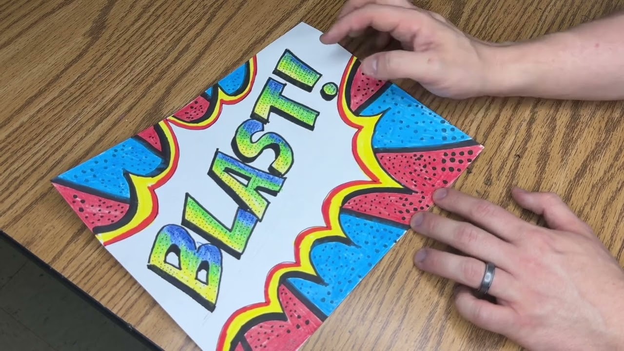 Fourth Grade Pop Art Day 3