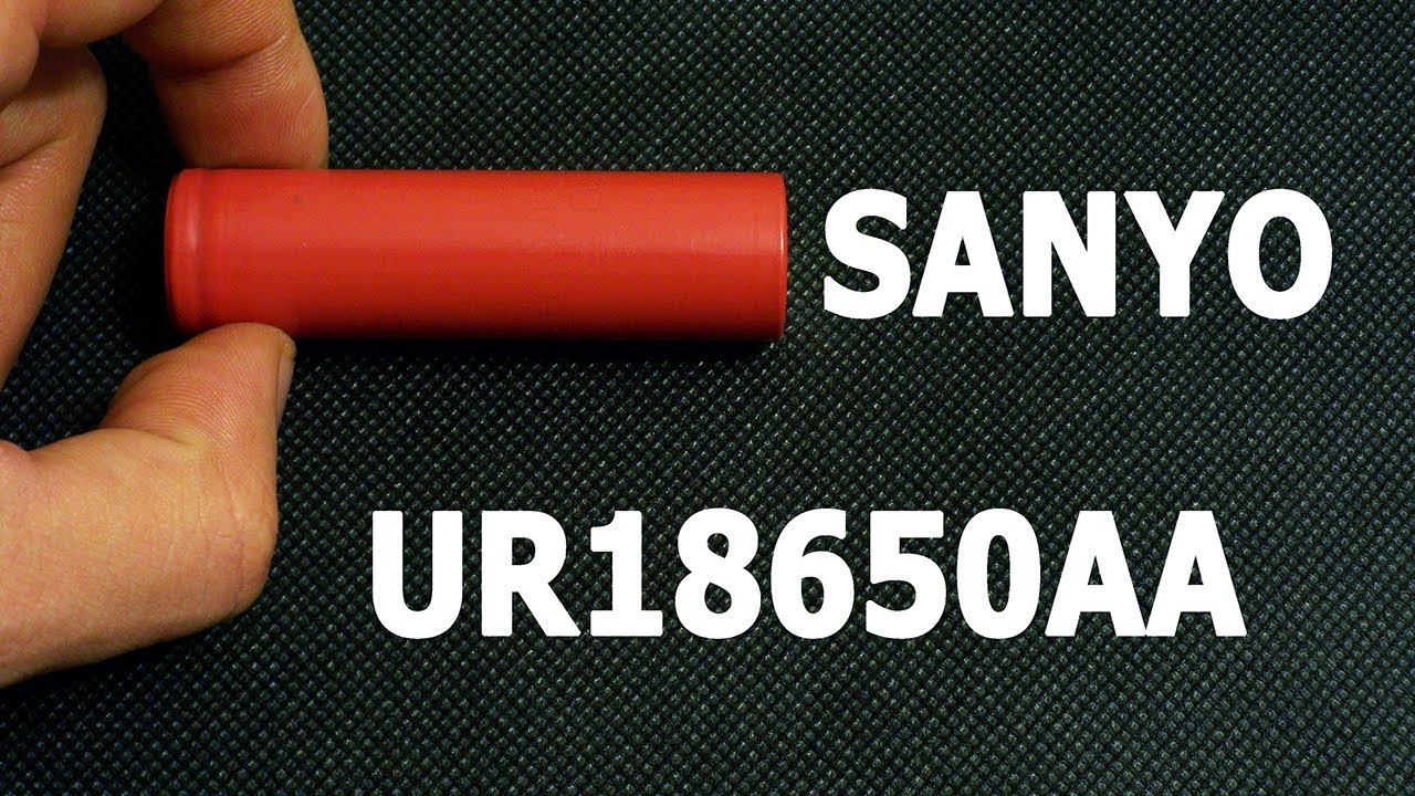 100x getestete 18mm x 65mm Li ion Batterien 80-90% cap Sanyo AA 