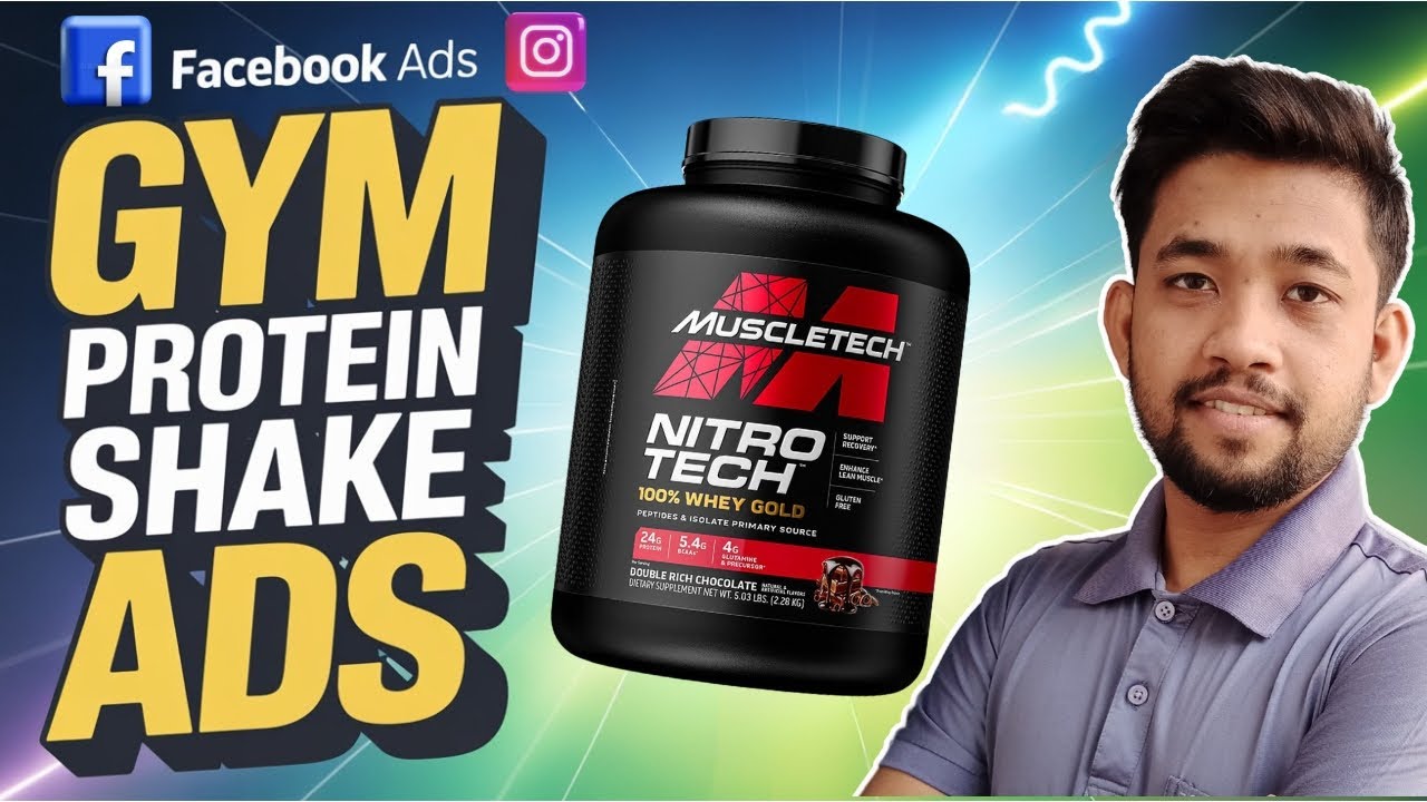 How to Run Facebook & Instagram Ads for Gym Products || Protein Shake Ads Tutorial || Protein Shake