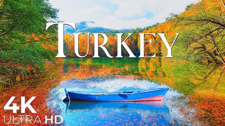 Türkei 4K Herbst-Entspannungsfilm - Beruhigende Klaviermusik - Schöner Herbst