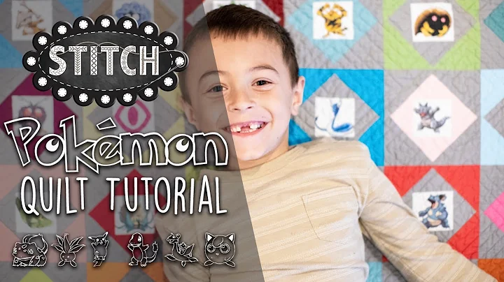 Pokmon I Spy Quilt Tutorial | Lisa Bongean | Primi...