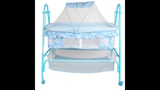 Baybee LovelyNest Baby Swing Cradle is the perfect combination of simplicity and safety, a perfect traditional design suitable for 