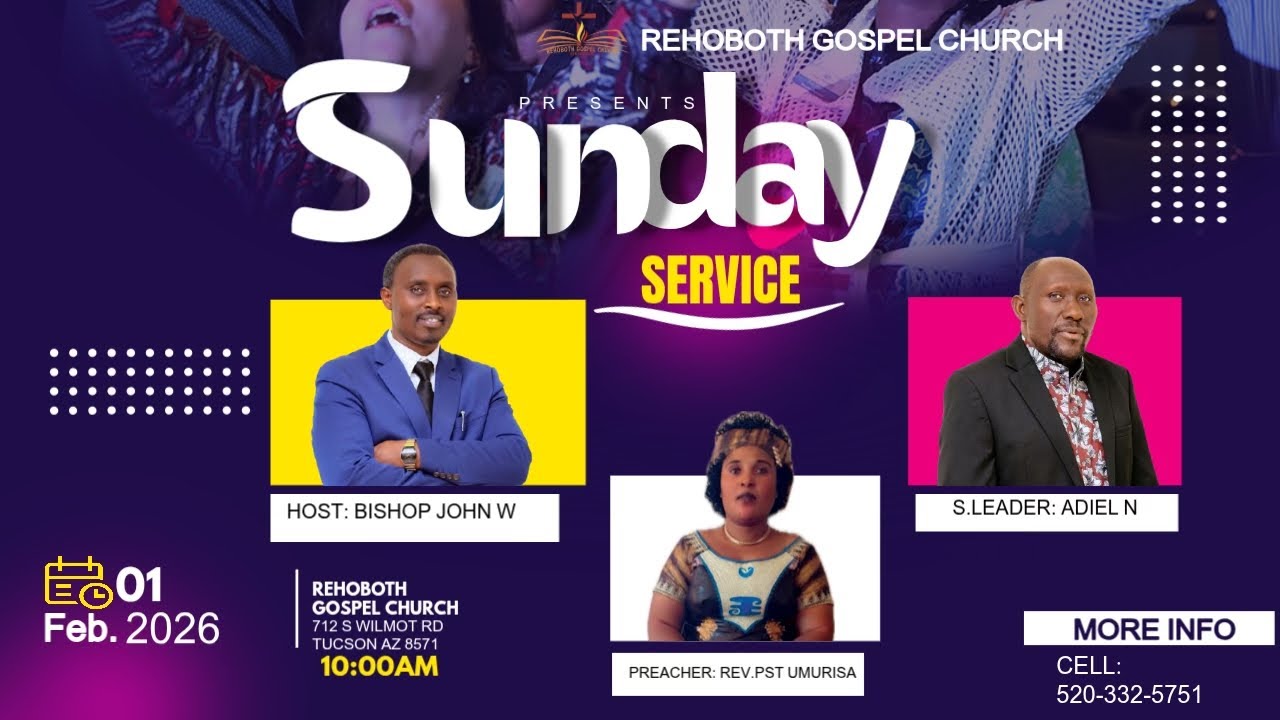 2026-02-01 | SUNDAY SERVICE | REHOBOTH GOSPEL CHURCH