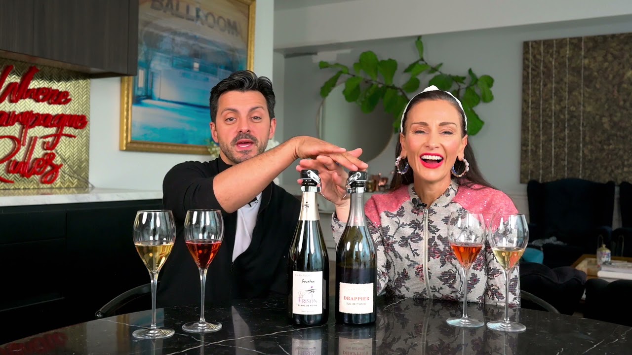 Champagne Drappier Rose Brut Nature & Val Frison Goustan Blanc de noirs | Emperor November Edition