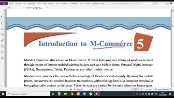 [class #13] Ch 5 | Introduction to M-Commerce | GSEB - Std 12(HSC) English medium Computer subject
