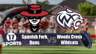 Spanish Fork vs Woods Cross  HS Football  |  October 12, 2022