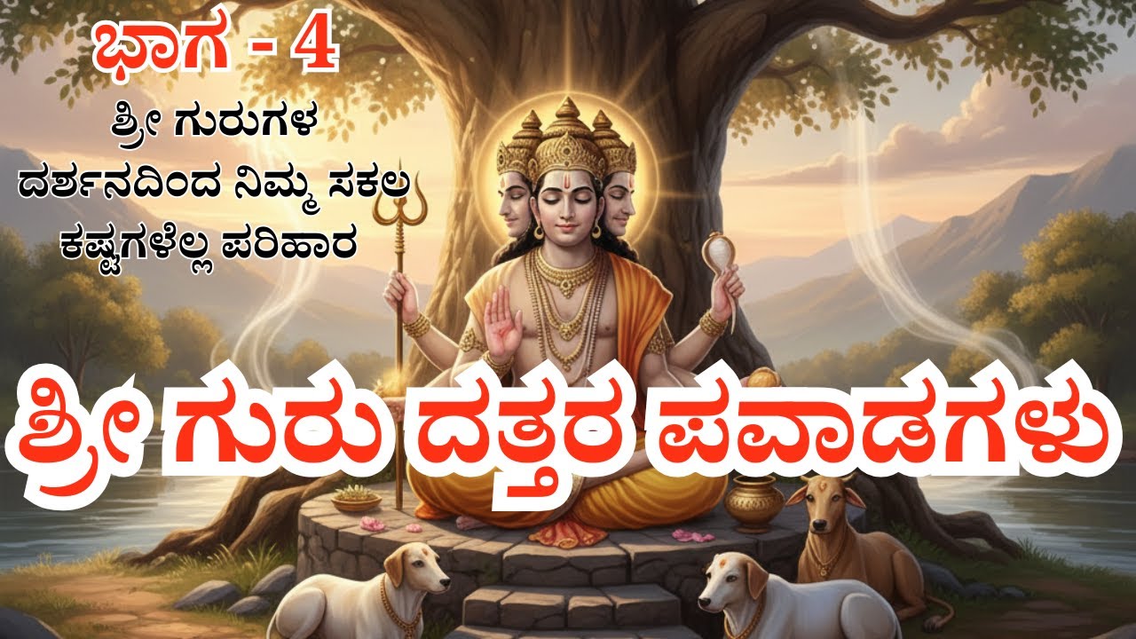 Dattatreya Leelamruthagalu Kannada Guru TatvaKathegalu ಭಾಗ 4