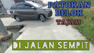 Cara belok dijalan sempit mobil manual