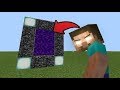 How to make a portal to herobrine dimension